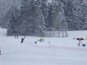 Geschwindigkeitsmessung beim Ice Racing