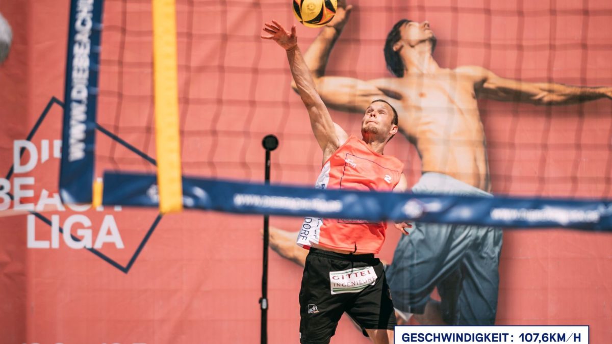 The Beach League – service speed measuring in beach volleyball