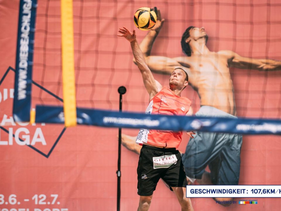 The Beach League – service speed measuring in beach volleyball