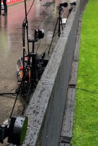 Speed presenting in the stadium of VfB Stuttgart