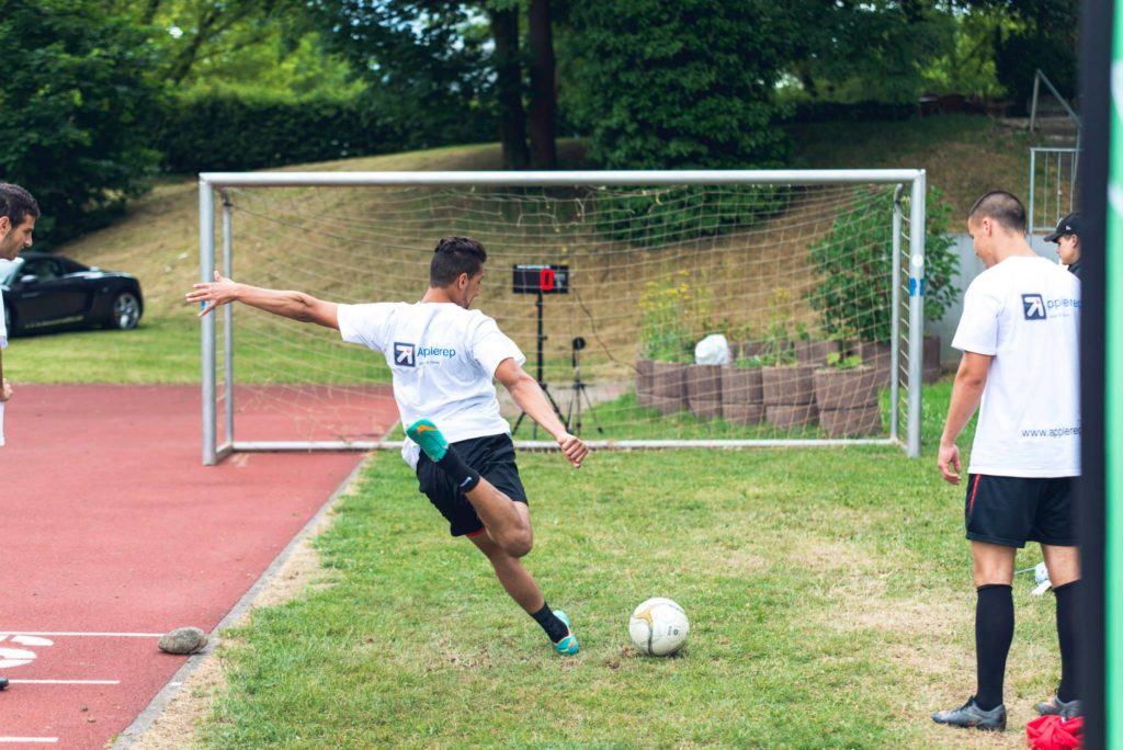 Measuring of the shooting strength at FSV Mainz 05 - SpeedMaster