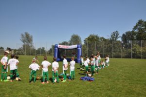 speed measurement system and the inflatable goal-football-camp