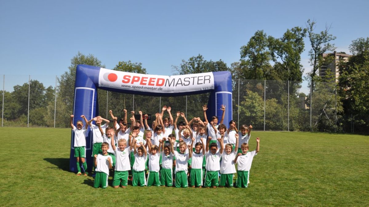 speed measurement system and the inflatable goal-highlight for kids