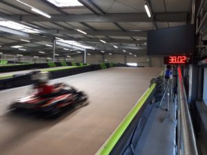 detecting and displaying of go-kart speeds-radar system