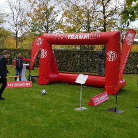 speed measuring system-branded inflatable goal-fsv mainz 05