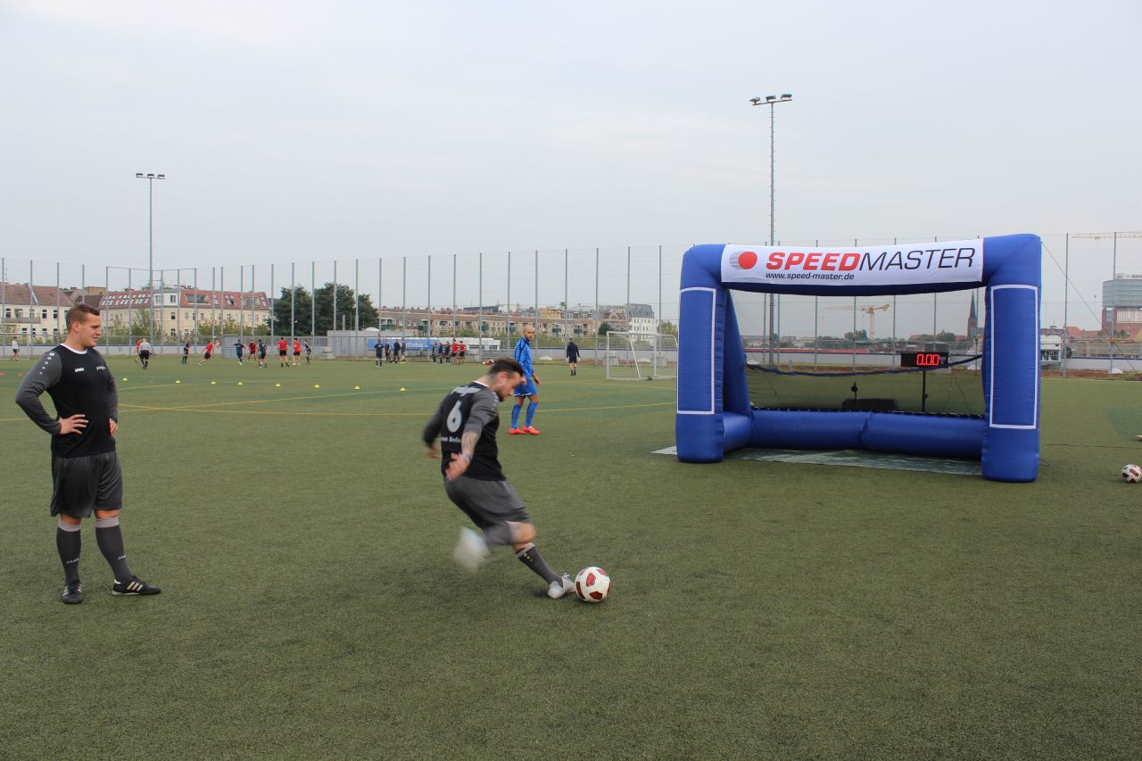Geschwindigkeitsmessung im Fussball - Einsatz bei Hertha BSC
