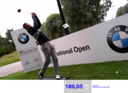 Speedmaster FotoTool generiertes Foto Geschwindigkeitsmessung Abschlag Golf